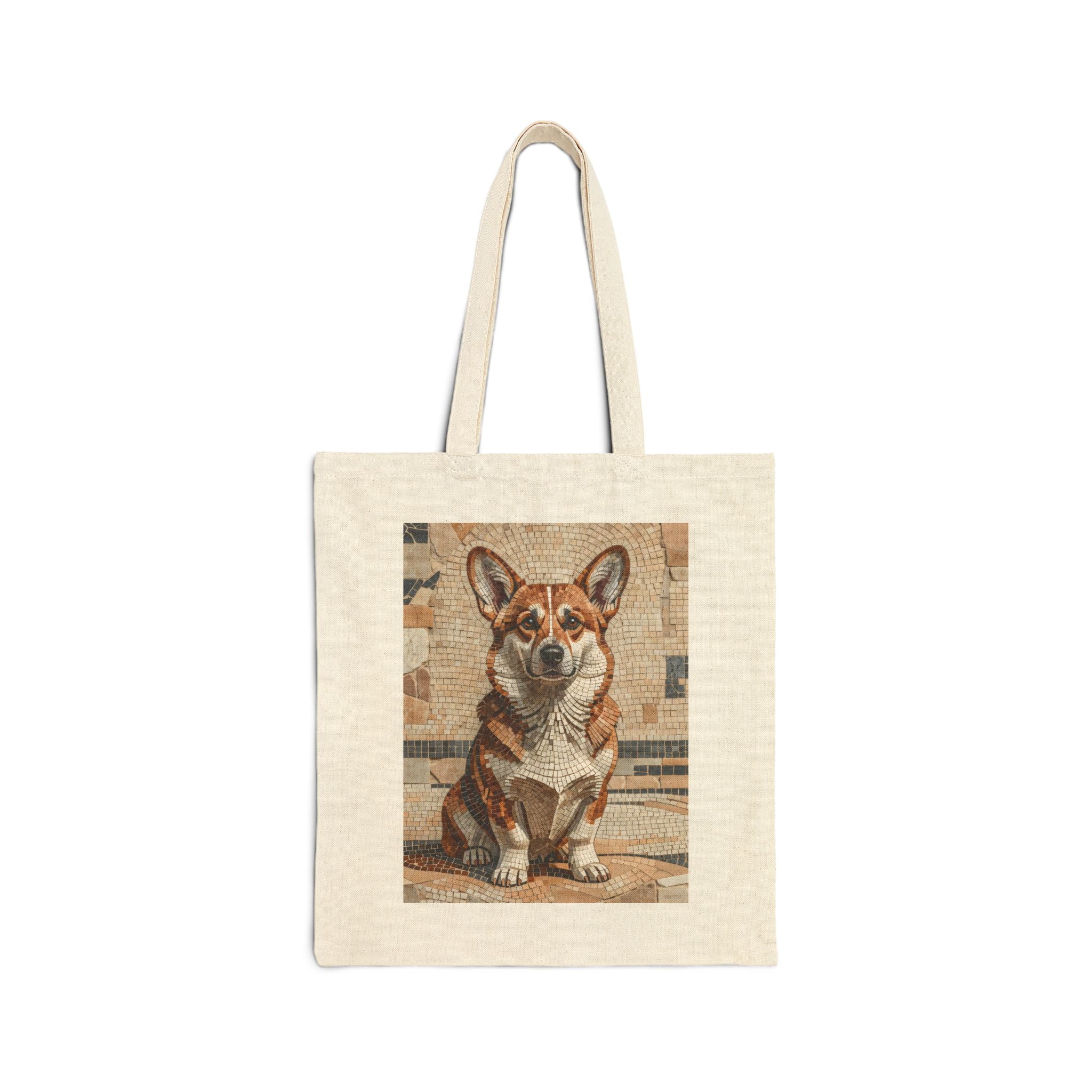 Corgi  Tote Bag | Living Work of Art Collection | Mosaic Style