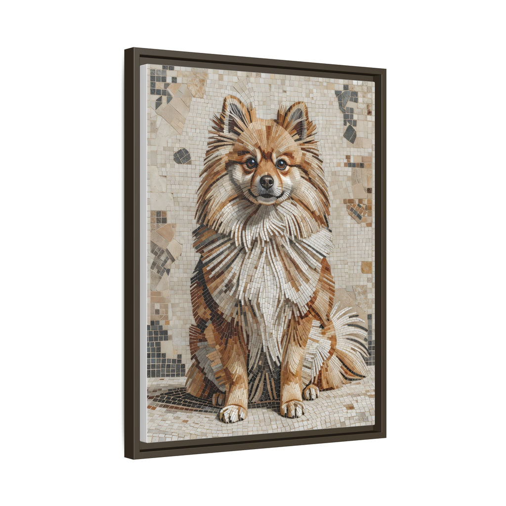 Pomeranian Canvas Wall Art | Living Work of Art Collection | Mosaic Style Print