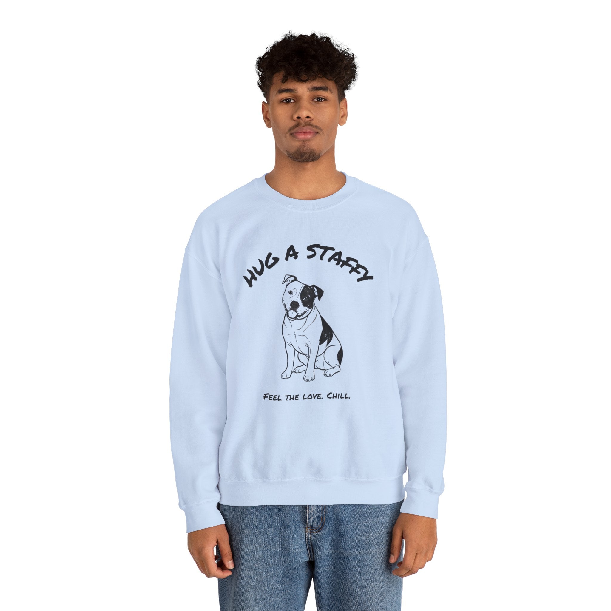 Staffordshire Bull Terrier Sweatshirt | Hug A Staffy