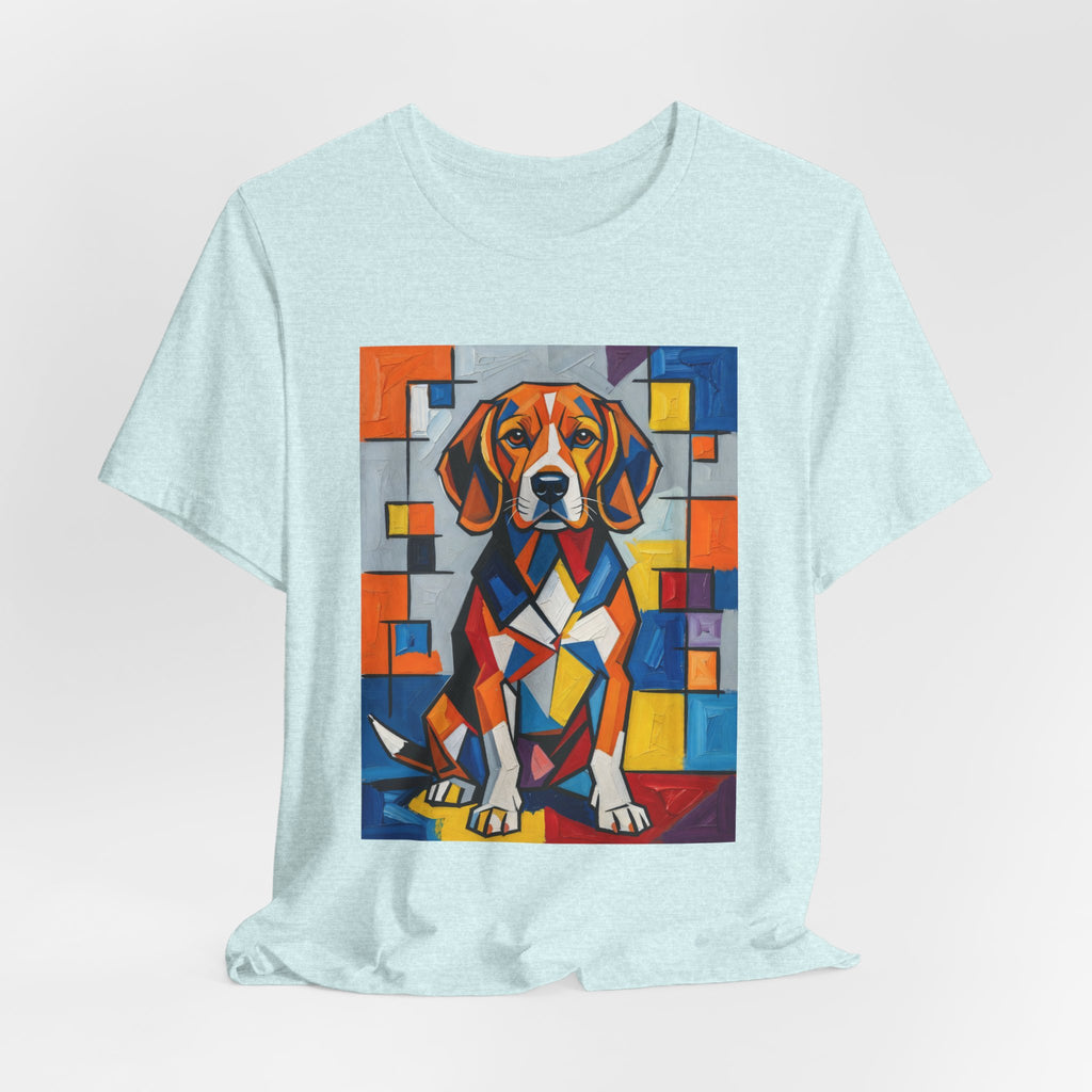 Beagle T Shirt | Living Work of Art Collection | Cubist Style