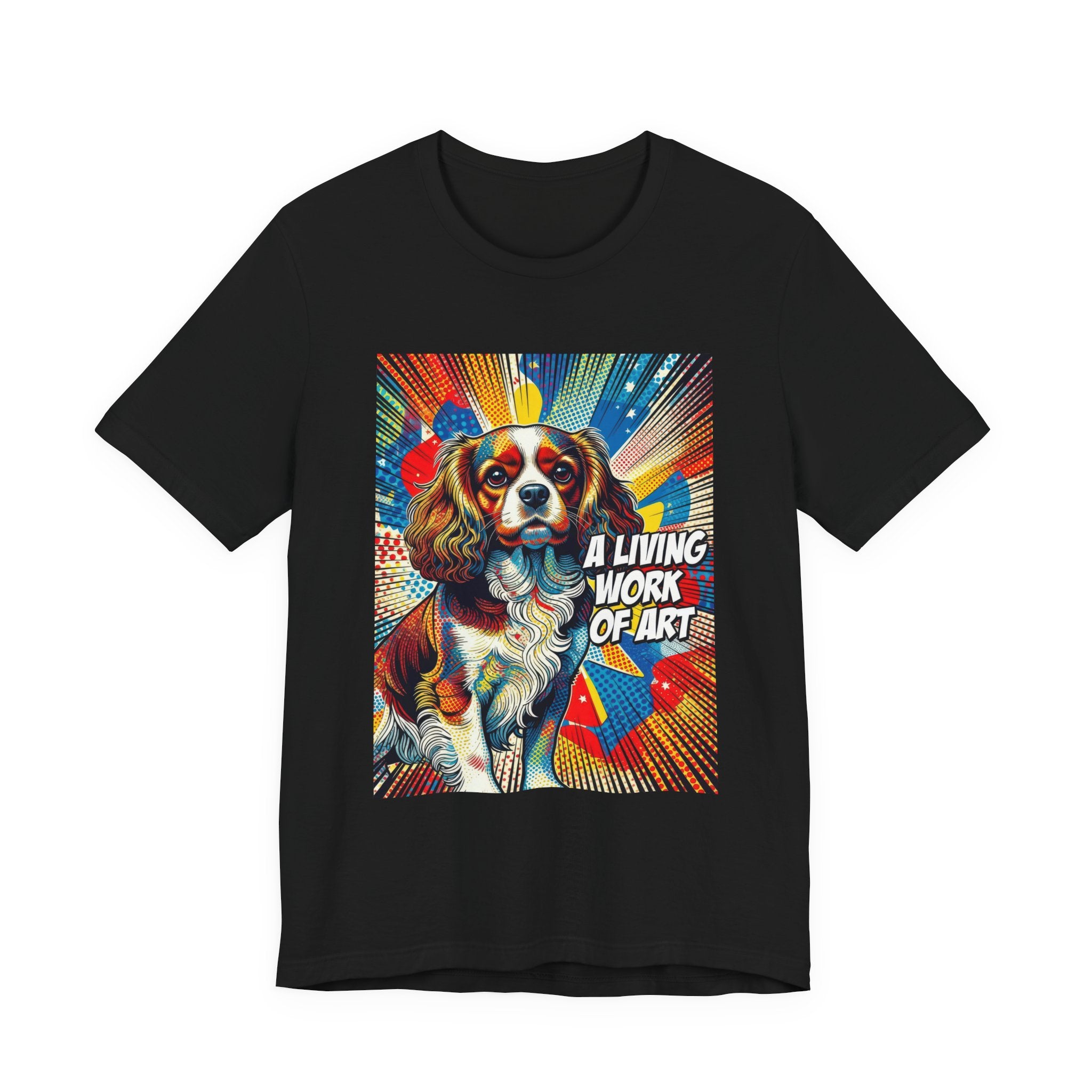 Cavalier King Charles Spaniel T Shirt | Living Work of Art Collection | Pop Art