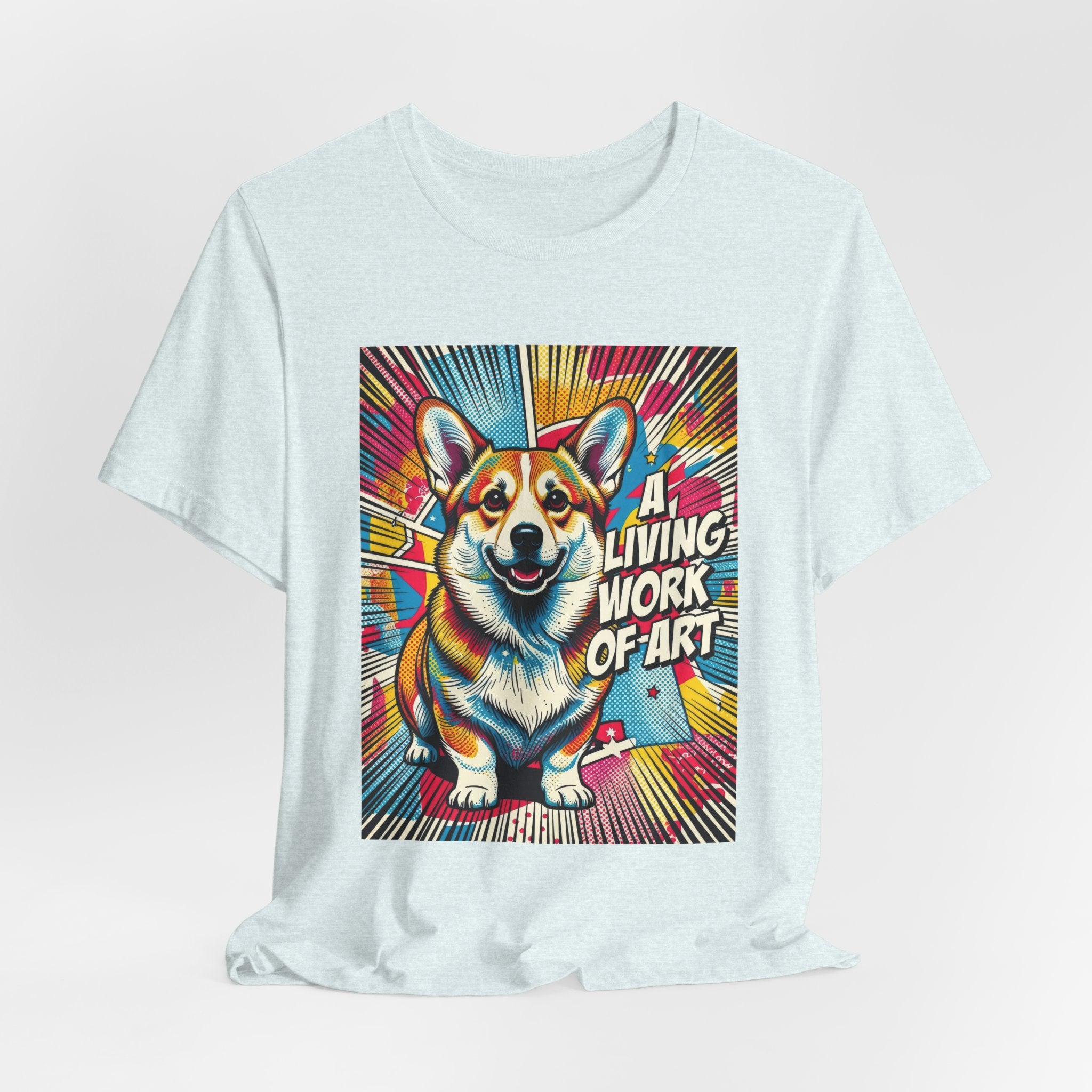 Corgi T Shirt | Living Work of Art Collection | Pop Art