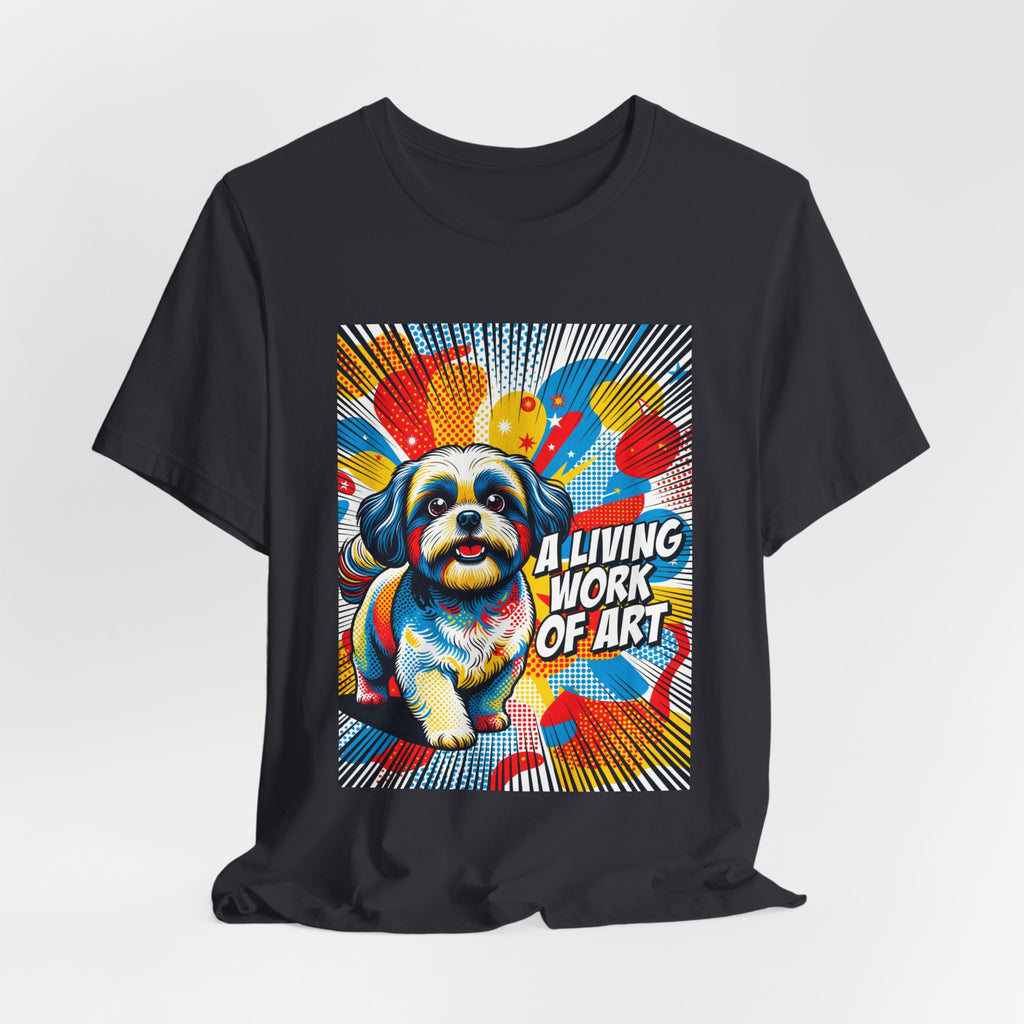 Shih Tzu T Shirt | Living Work of Art Collection | Pop Art