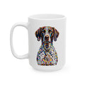 German Shorthaired Pointer Coffee Mug | Living Work of Art Collection | Pointillism Style