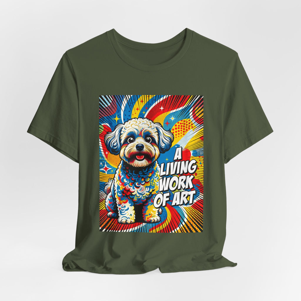 Shih-Poo T Shirt | Living Work of Art Collection | Pop Art