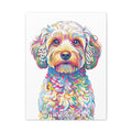 Cavapoo Canvas Wall Art | Living Work of Art Collection | Pointillism Style Print