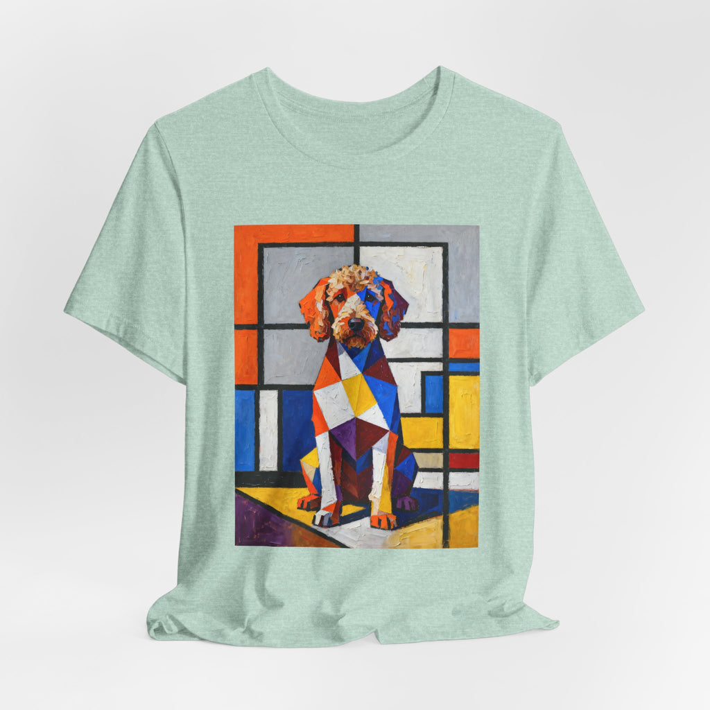 Labradoodle T Shirt | Living Work of Art Collection | Cubist Style