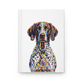 German Shorthaired Pointer Notebook | Living Work of Art Collection | Pointillism Style