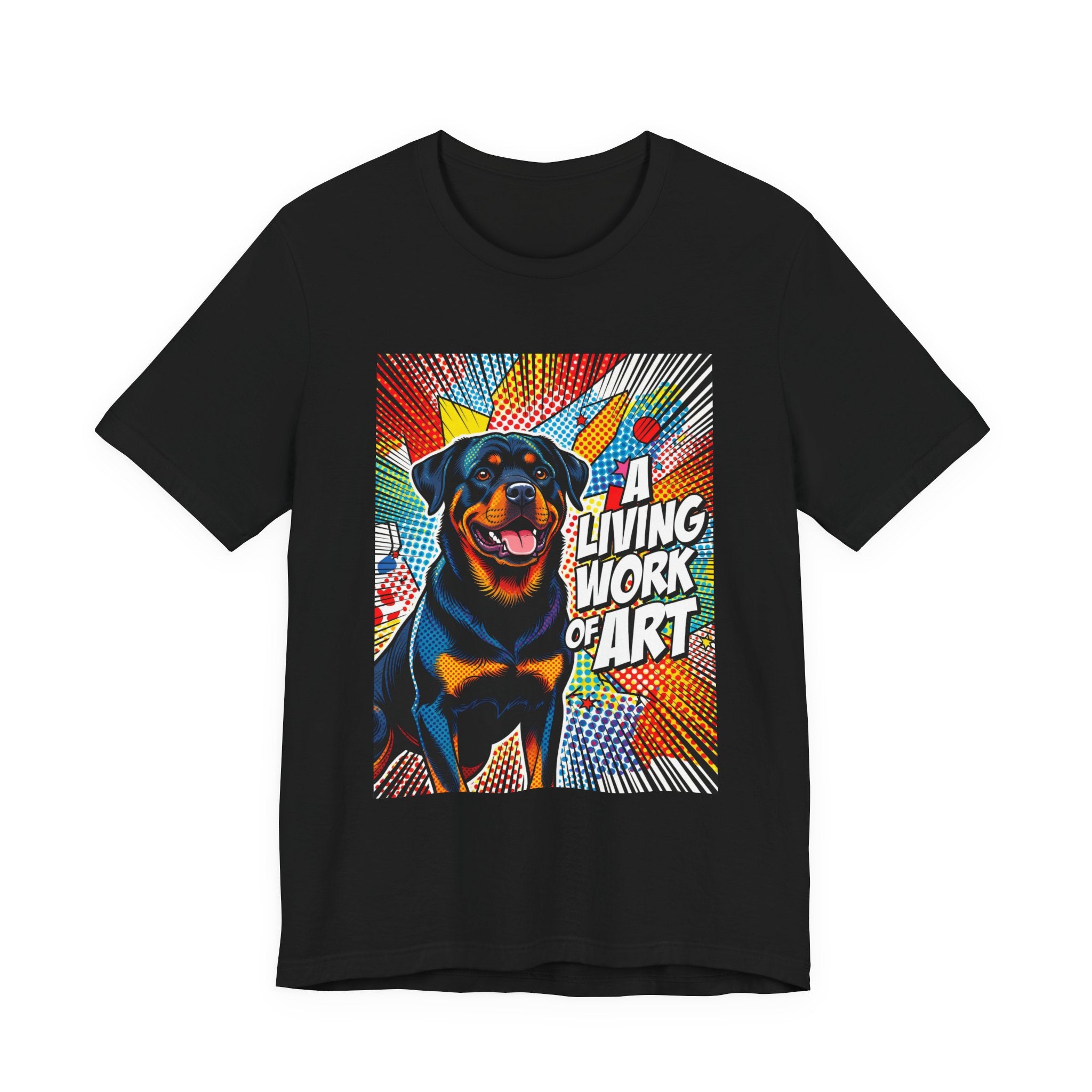 Rottweiler T Shirt | Living Work of Art Collection | Pop Art