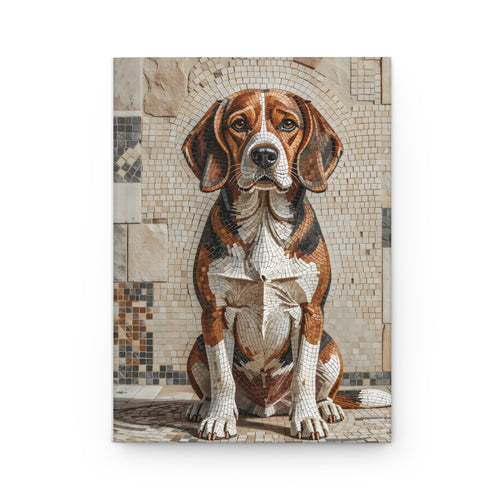 Beagle Notebook | Living Work of Art Collection | Mosaic Style