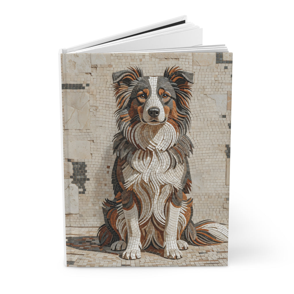 Border Collie Notebook | Living Work of Art Collection | Mosaic Style