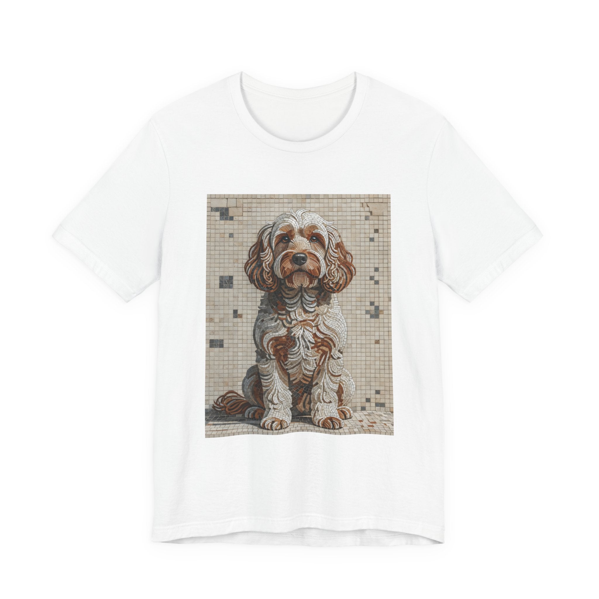 Cockapoo T Shirt | Living Work of Art Collection | Mosaic Style