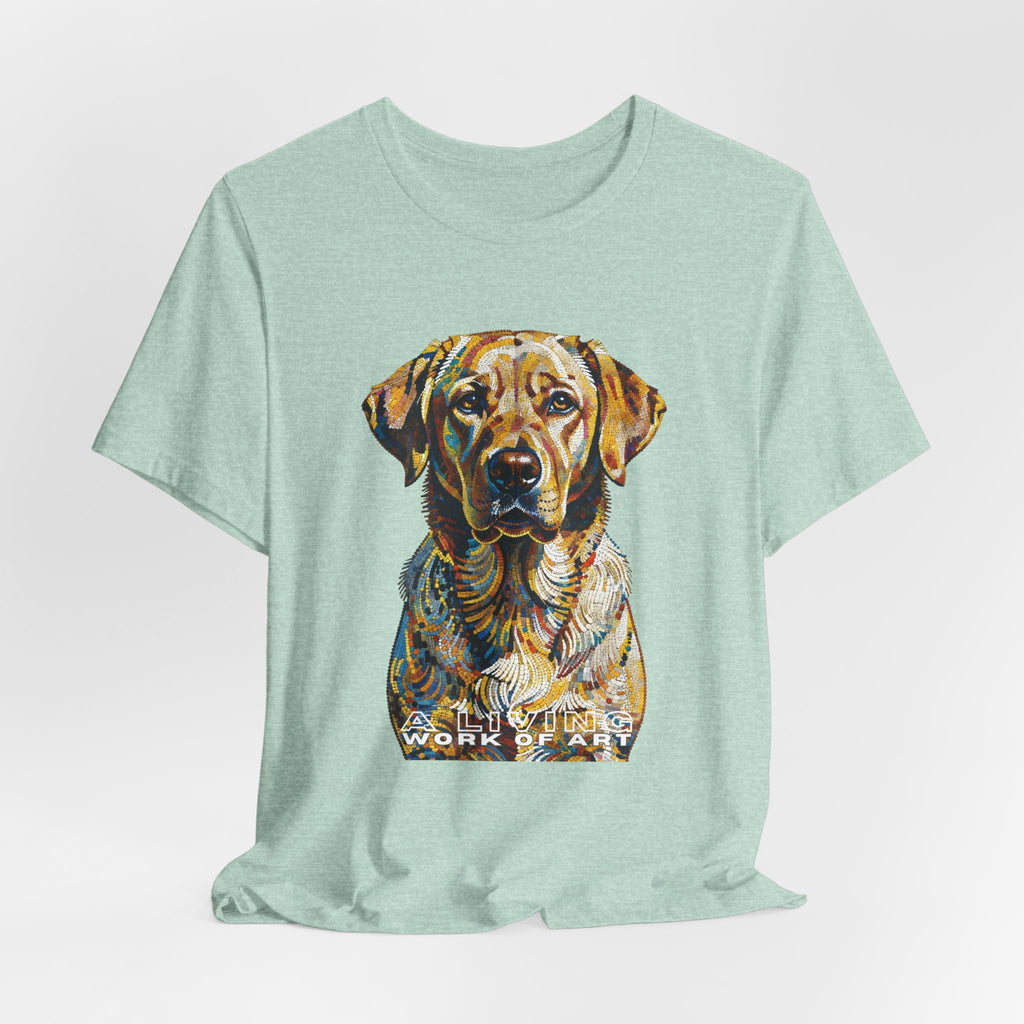 Labrador Retriever T Shirt | Living Work of Art Collection | Pointillism Style