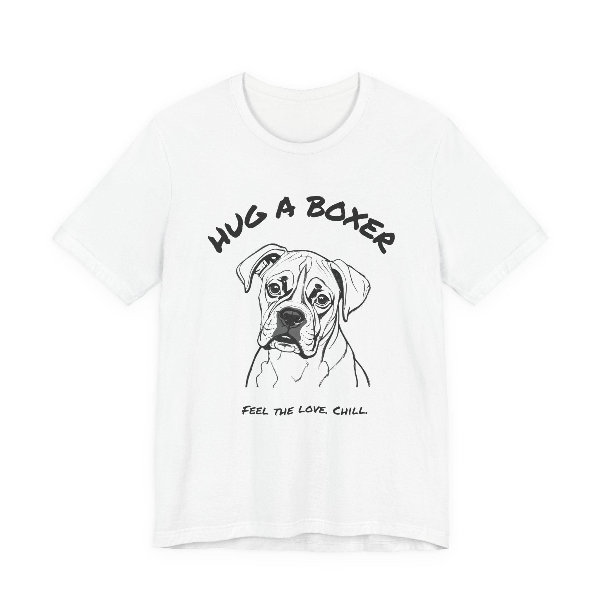 Boxer T Shirt | Hug a Boxer