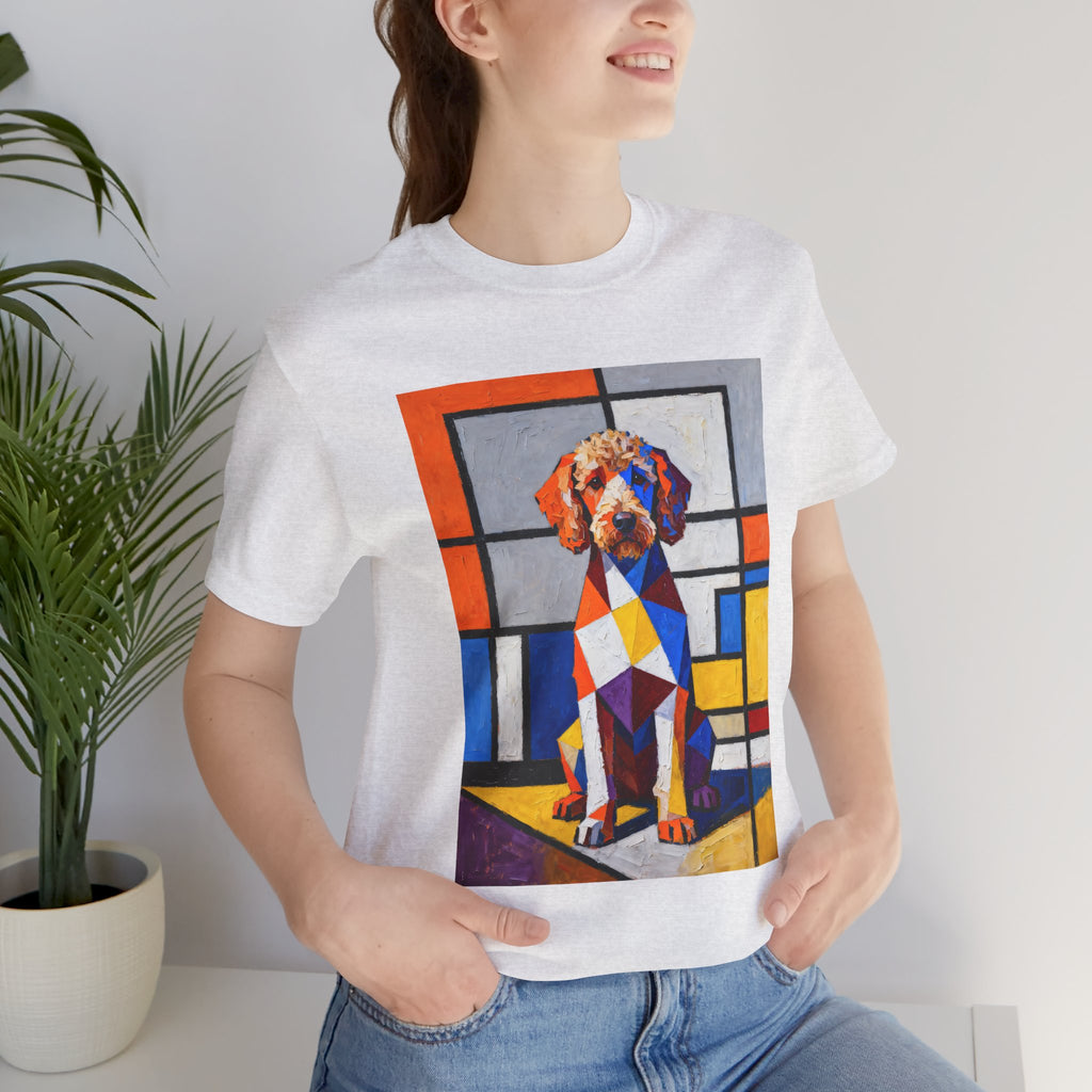 Labradoodle T Shirt | Living Work of Art Collection | Cubist Style