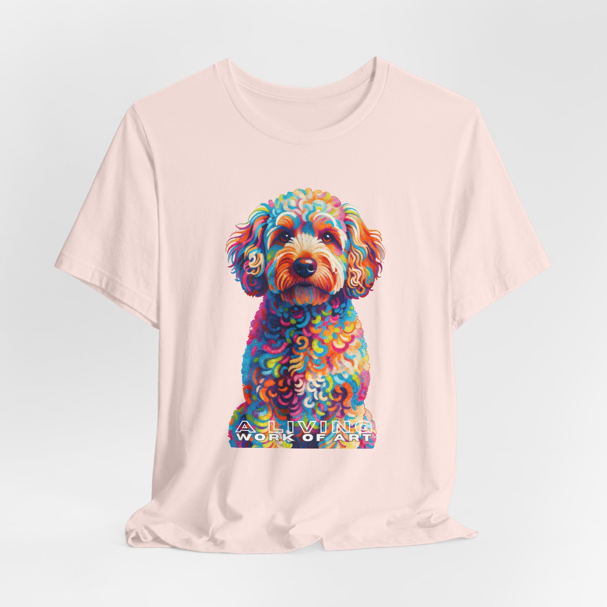 Schnoodle T Shirt | Living Work of Art Collection | Pointillism Style