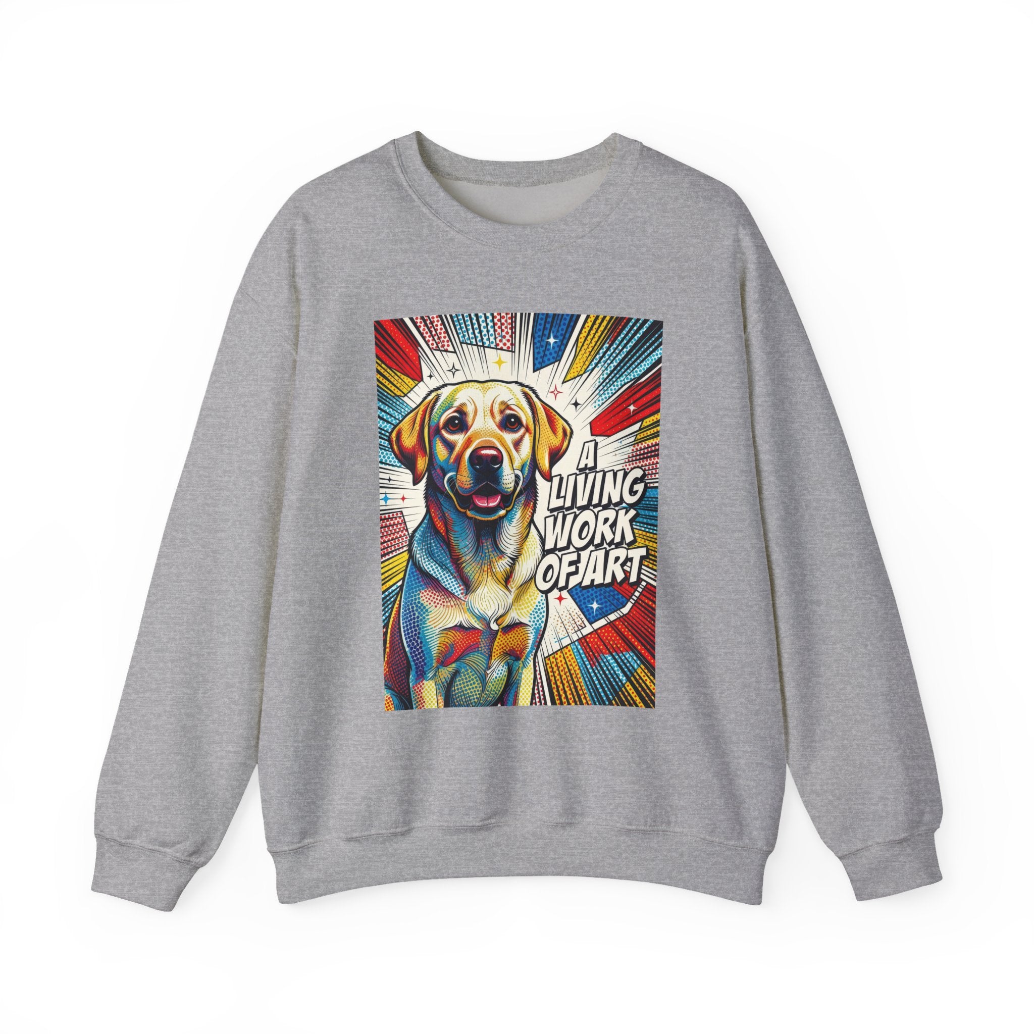 Labrador Retriever Sweatshirt | Living Work of Art Collection | Pop Art