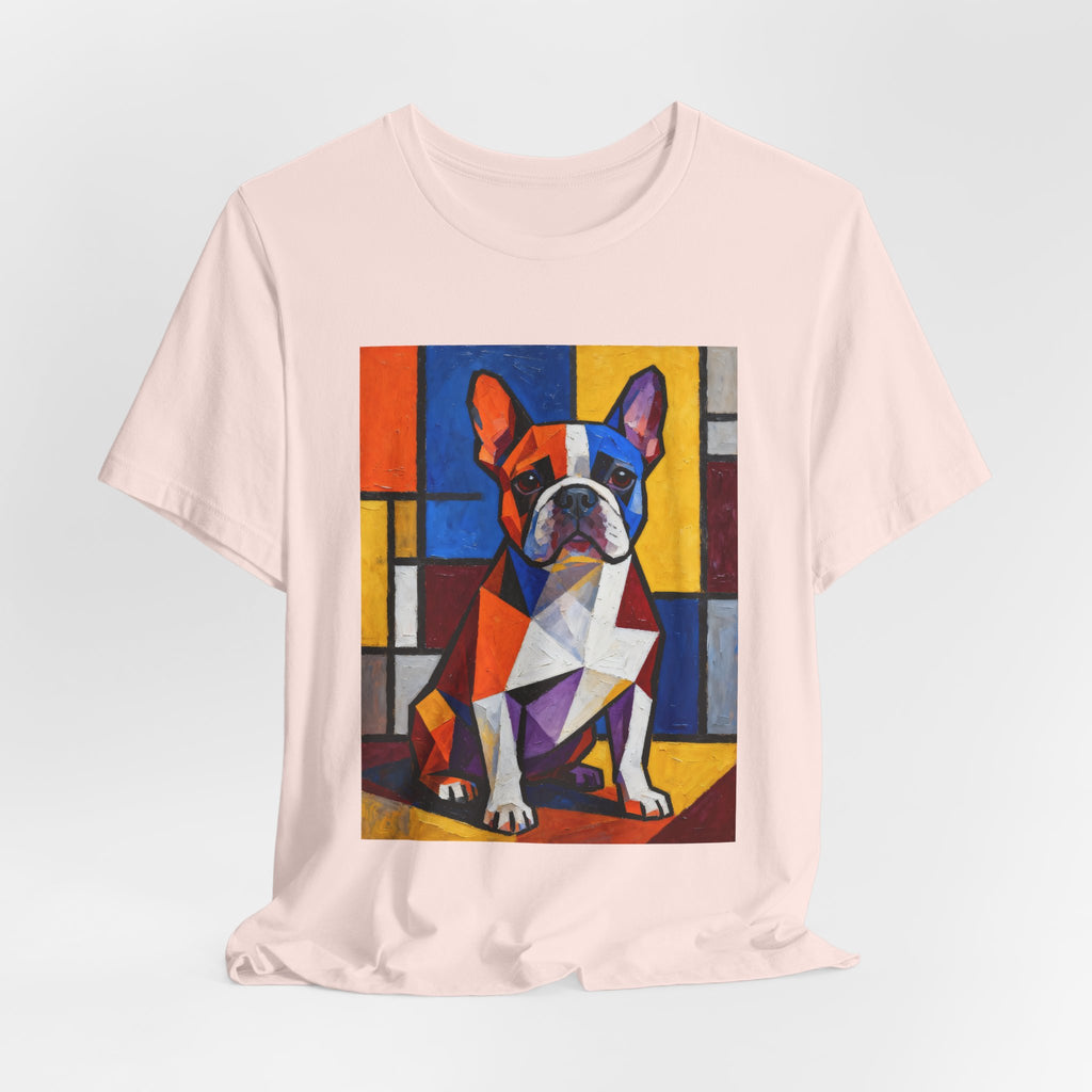 French Bulldog T Shirt | Living Work of Art Collection | Cubist Style