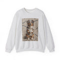 Australian Shepherd Sweatshirt | Living Work of Art Collection | Mosaic Style