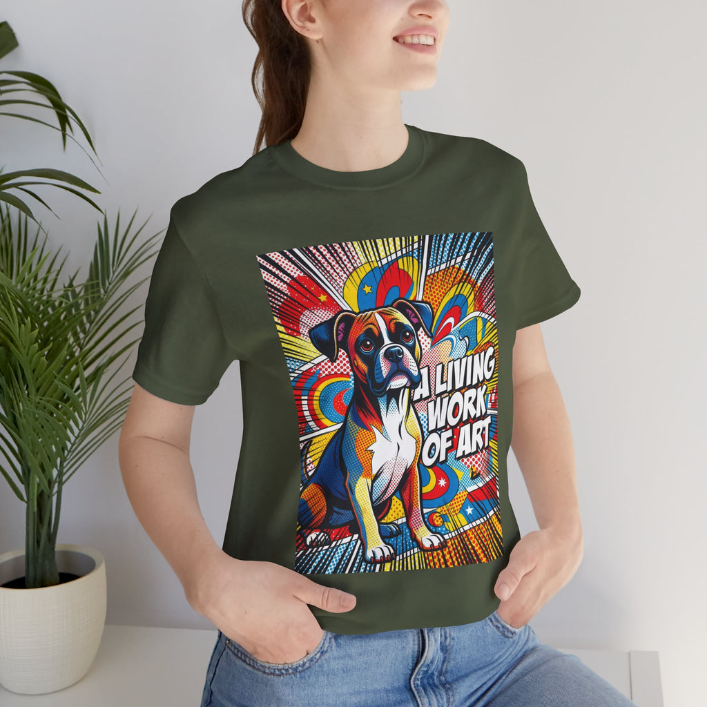 Boxer T Shirt | Living Work of Art Collection | Pop Art