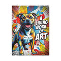 Staffordshire Bull Terrier Canvas Wall Art | Living Work of Art Collection | Pop Art Print