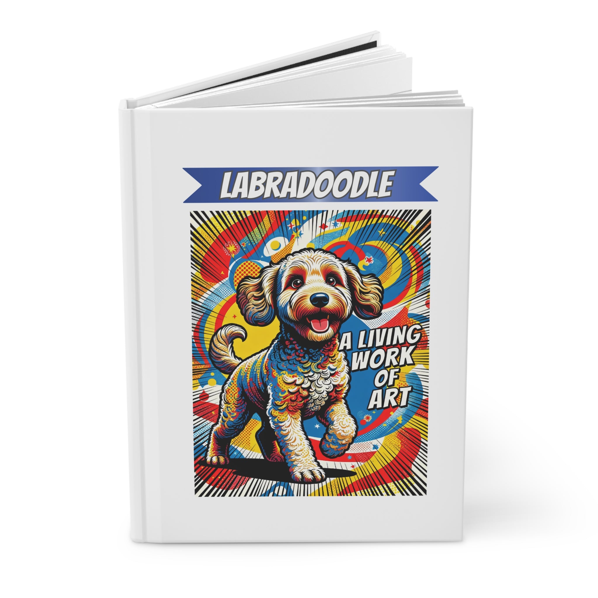 Labradoodle Notebook | Living Work of Art Collection | Pop Art