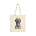 Cockapoo Tote Bag | Living Work of Art Collection | Pointillism Style