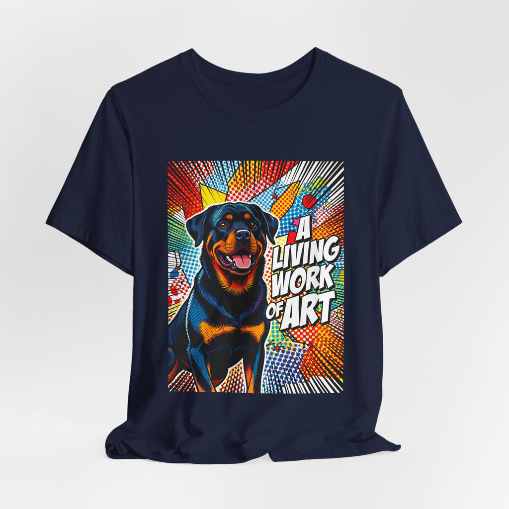 Rottweiler T Shirt | Living Work of Art Collection | Pop Art