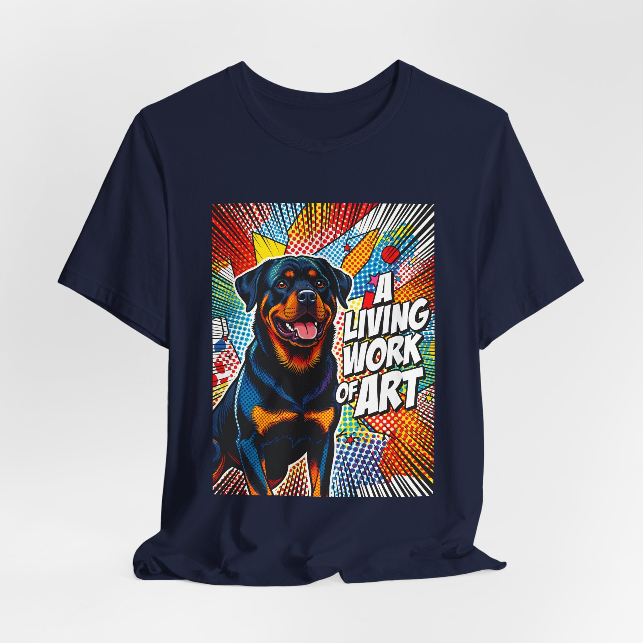 Rottweiler T Shirt | Living Work of Art Collection | Pop Art