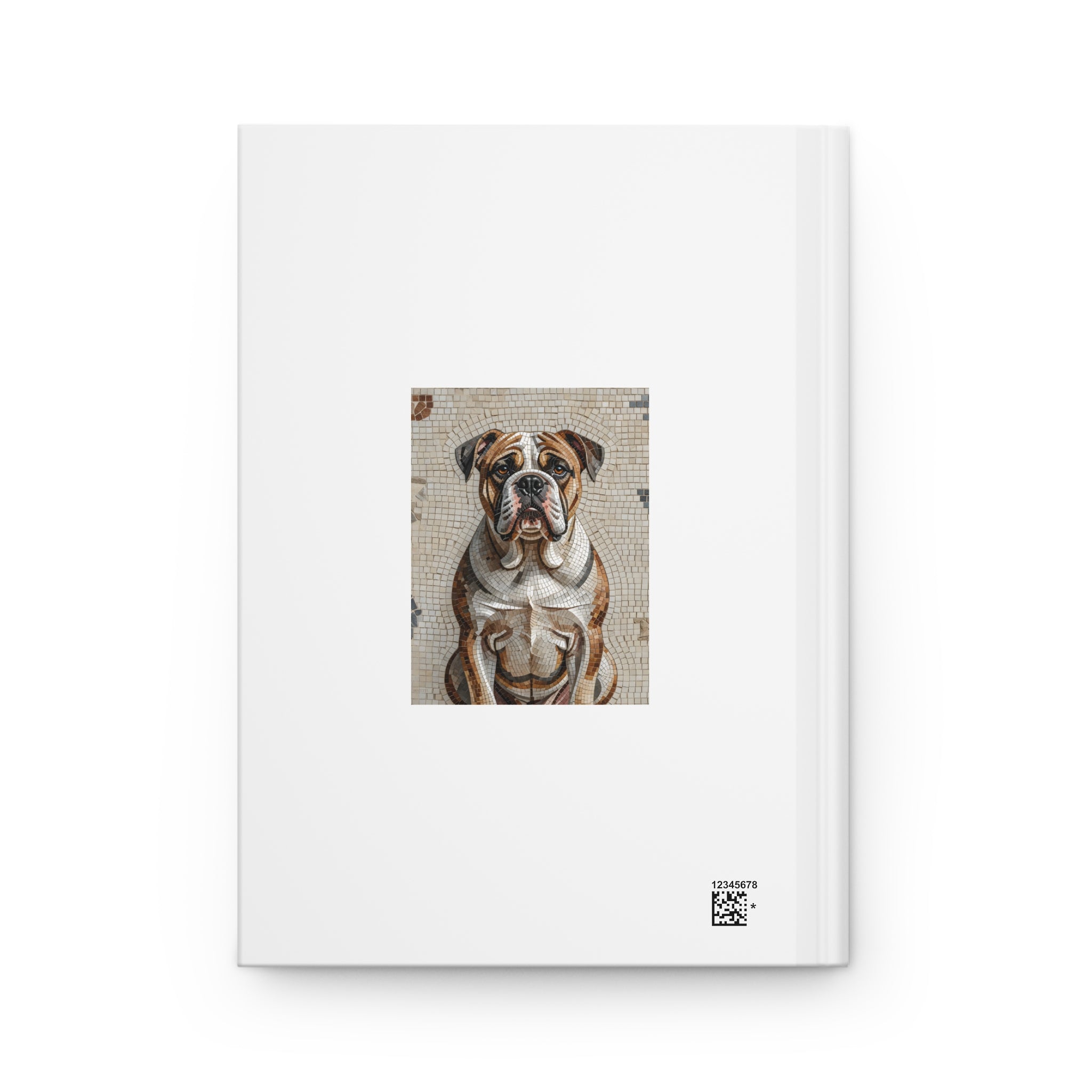 Bulldog Notebook | Living Work of Art Collection | Mosaic Style