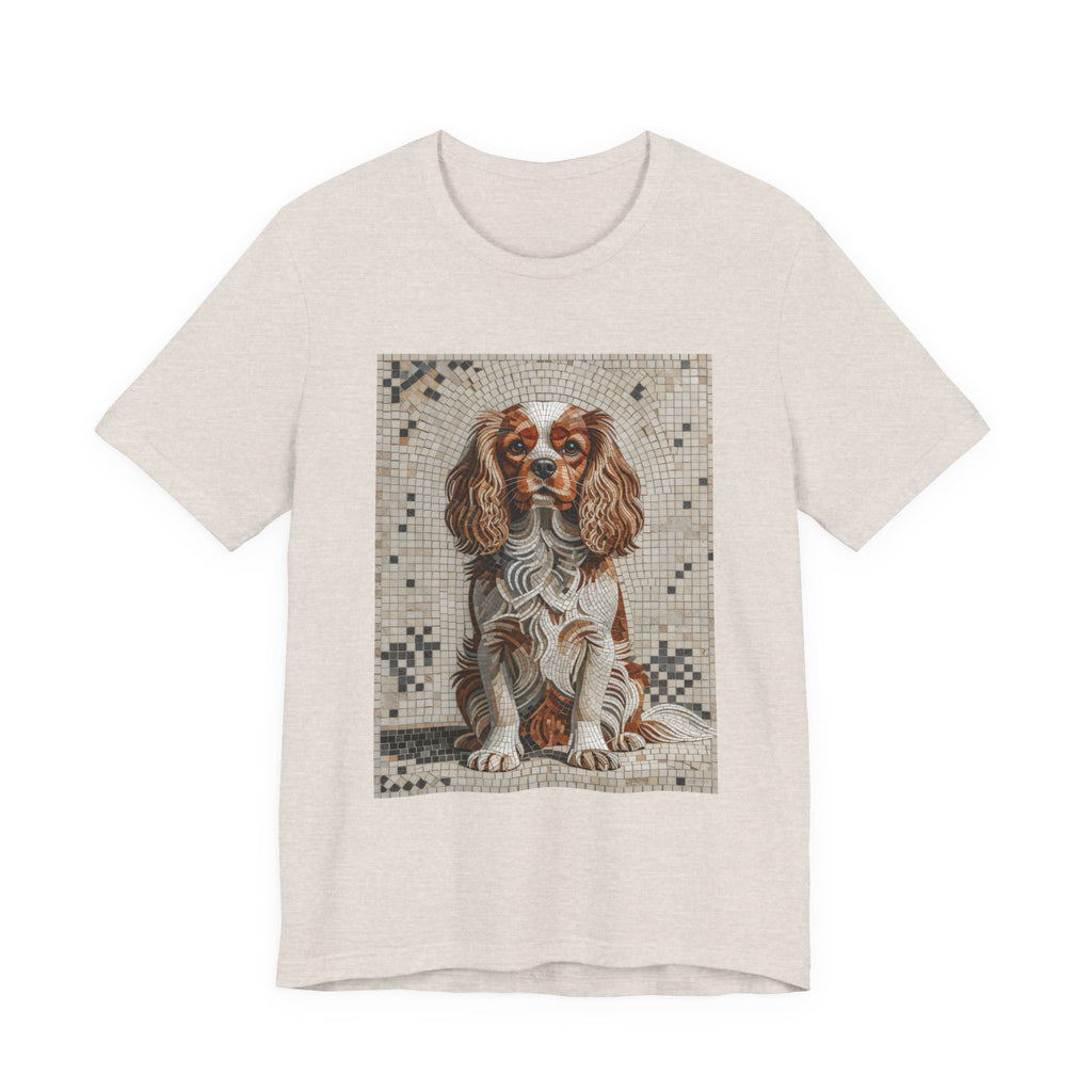Cavalier King Charles Spaniel T Shirt | Living Work of Art Collection | Mosaic Style
