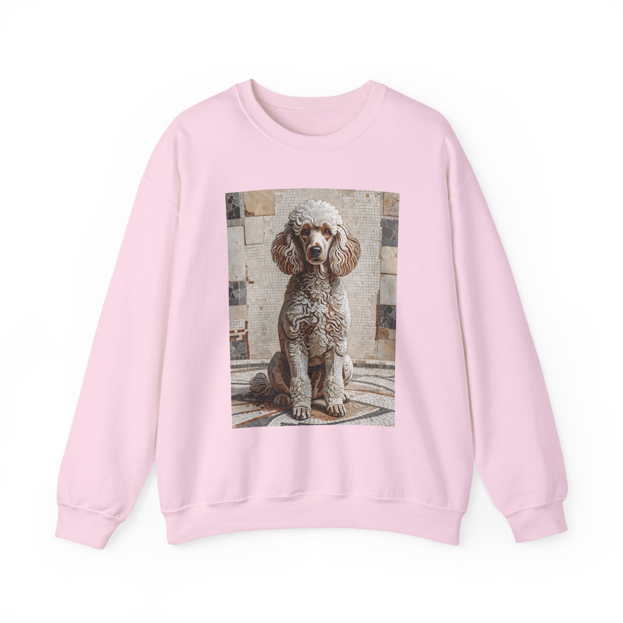 Poodle Sweatshirt | Living Work of Art Collection | Mosaic Style