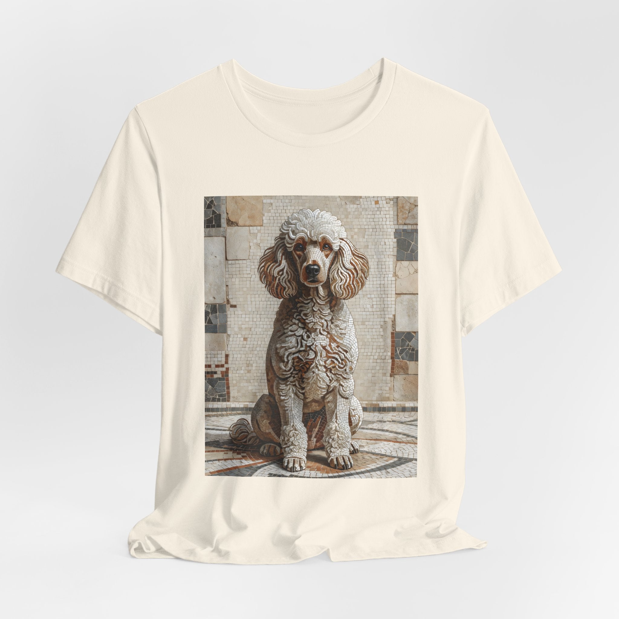 Poodle T Shirt | Living Work of Art Collection | Mosaic Style