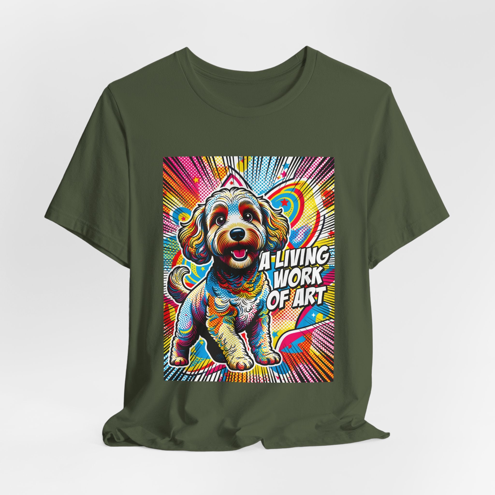 Schnoodle T Shirt | Living Work of Art Collection | Pop Art