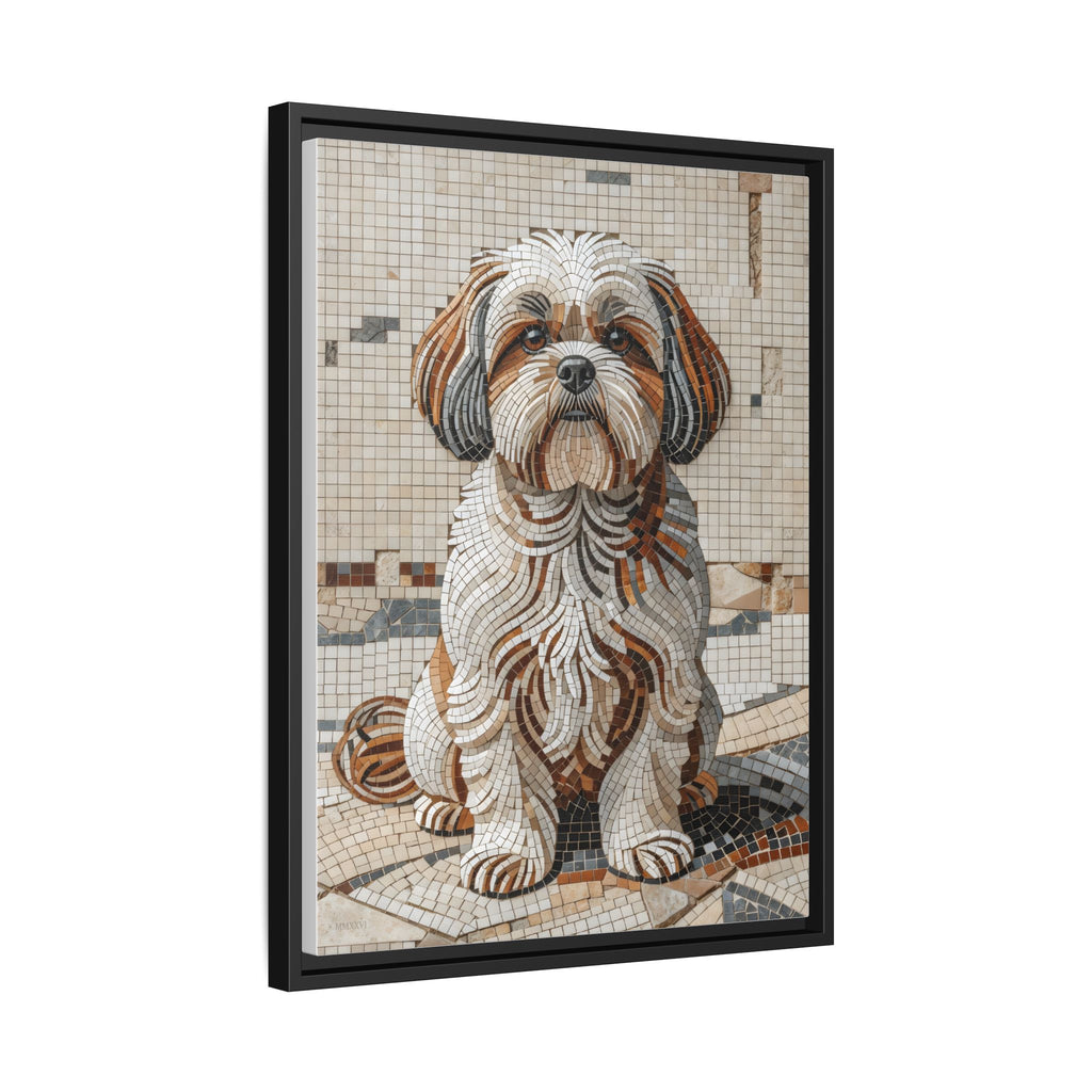 Shih Tzu Canvas Wall Art | Living Work of Art Collection | Mosaic Style Print