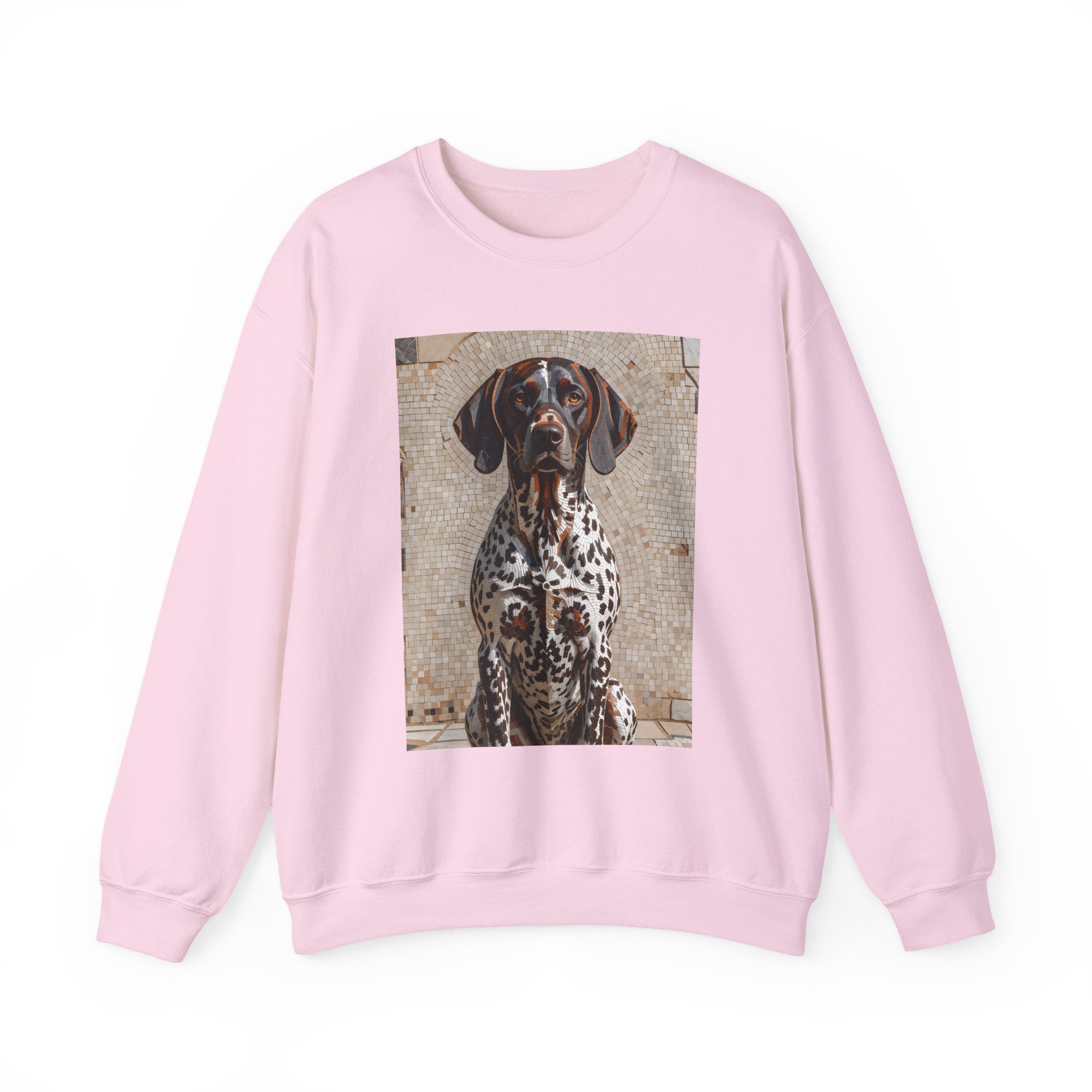 German Shorthaired Pointer Sweatshirt | Living Work of Art Collection | Mosaic Style