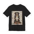 Bernese Mountain Dog T Shirt | Living Work of Art Collection | Mosaic Style