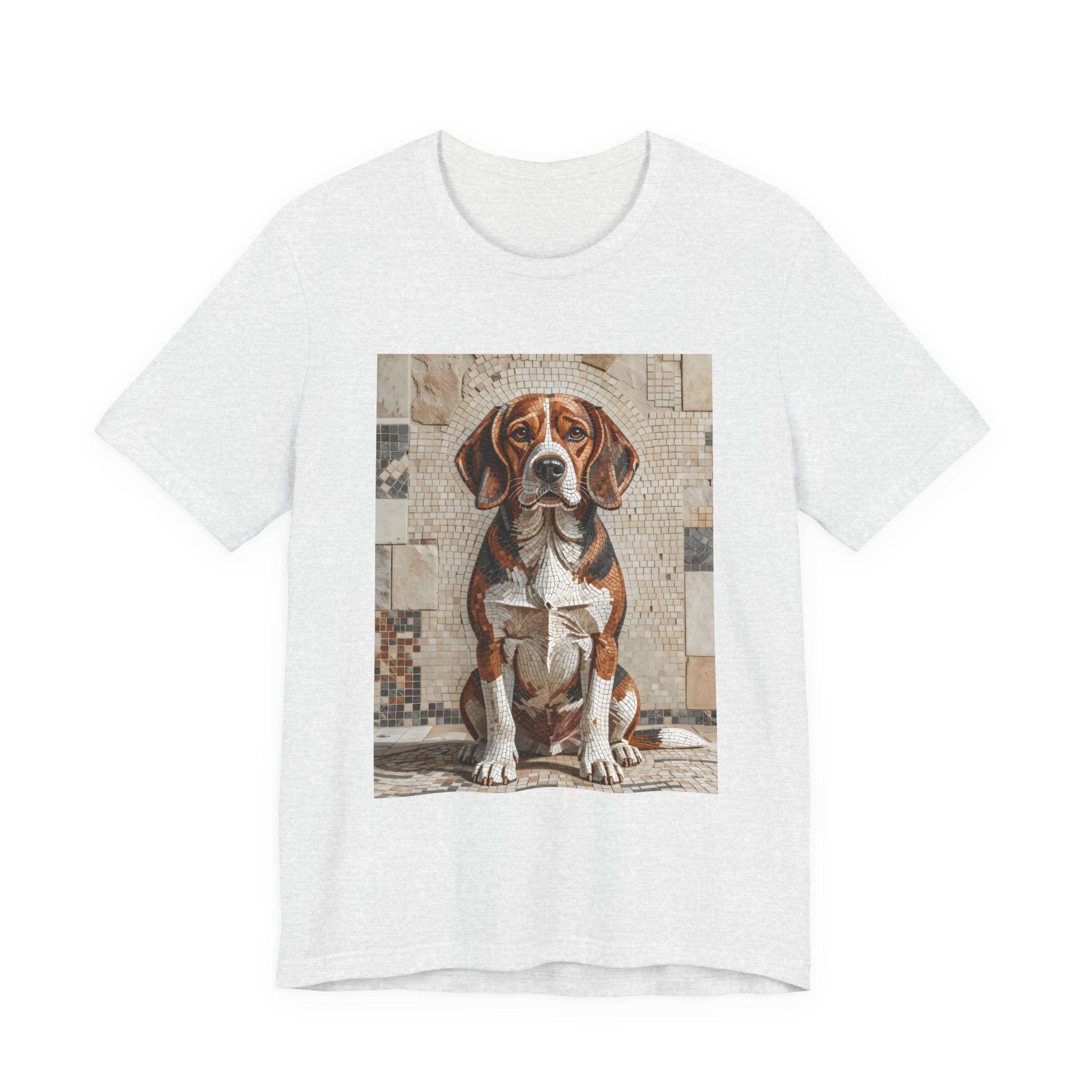 Beagle T Shirt | Living Work of Art Collection | Mosaic Style