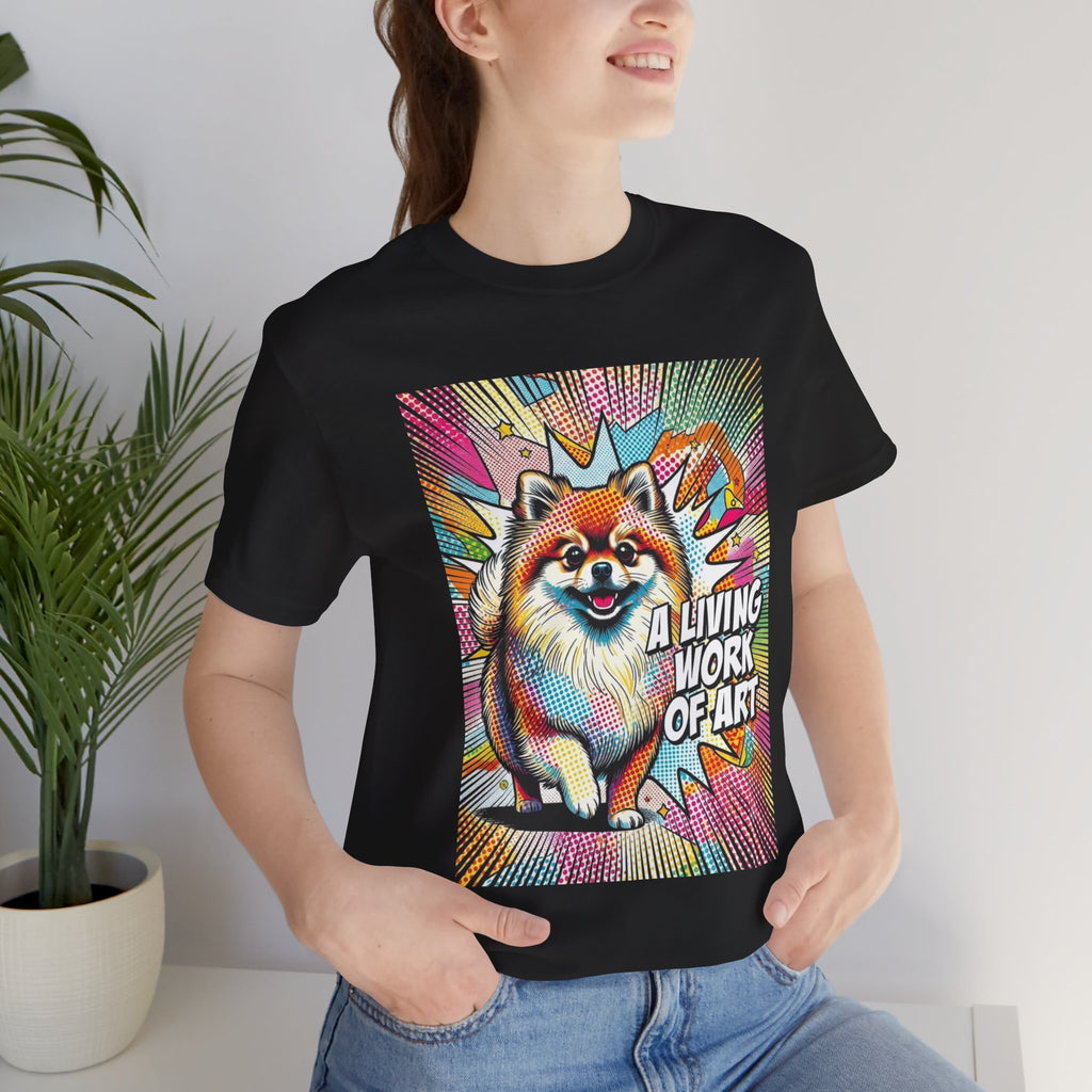 Pomeranien T Shirt | Living Work of Art Collection | Pop Art