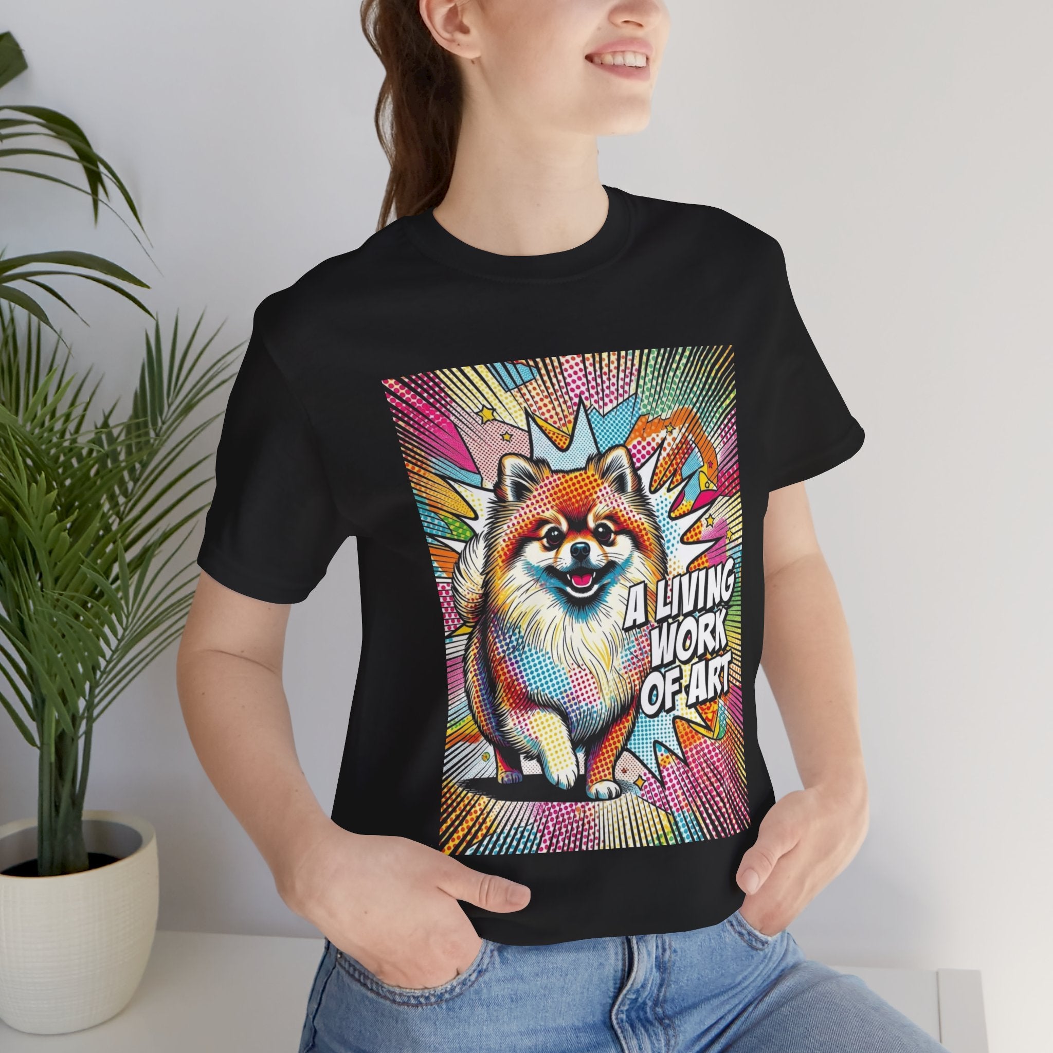 Pomeranien T Shirt | Living Work of Art Collection | Pop Art