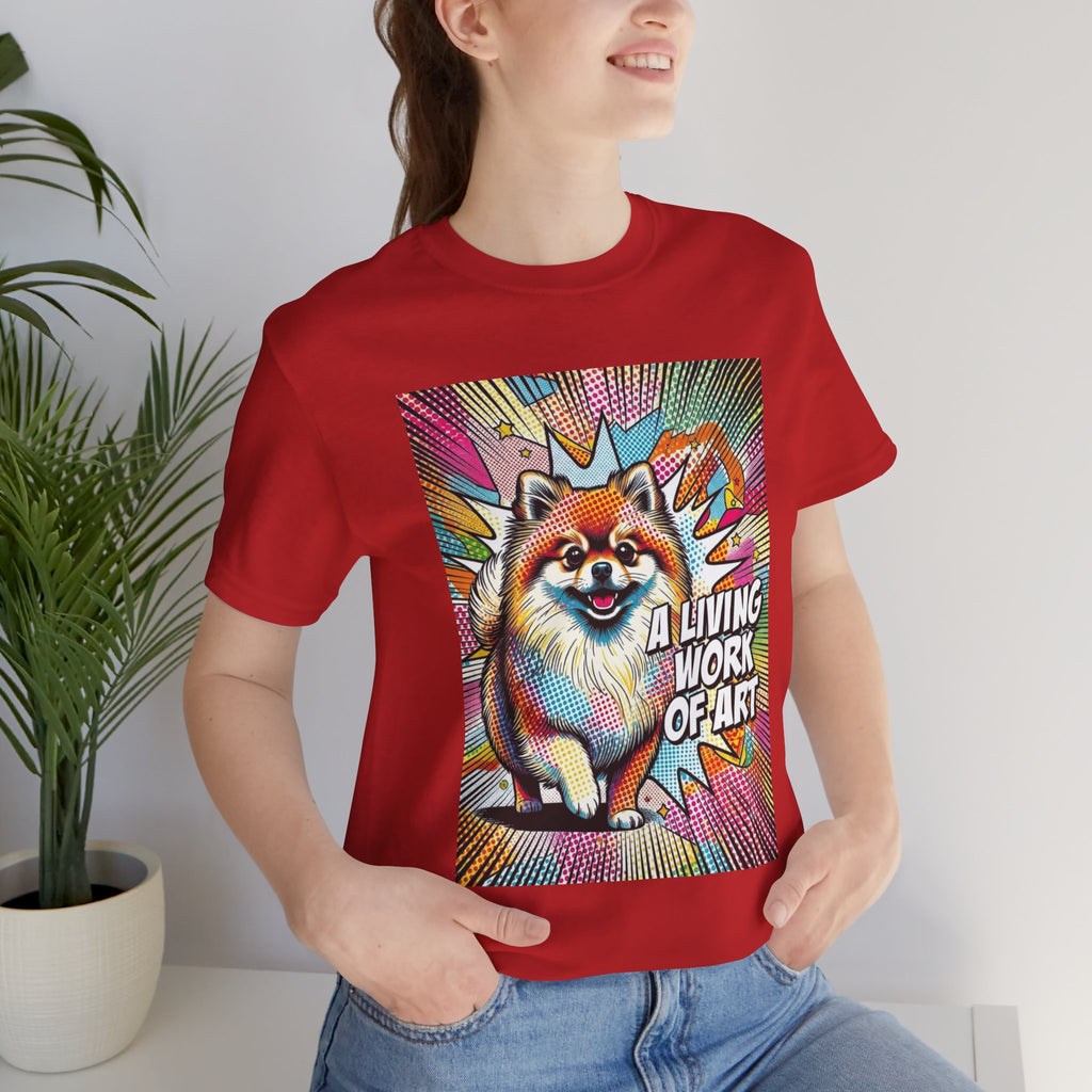 Pomeranien T Shirt | Living Work of Art Collection | Pop Art