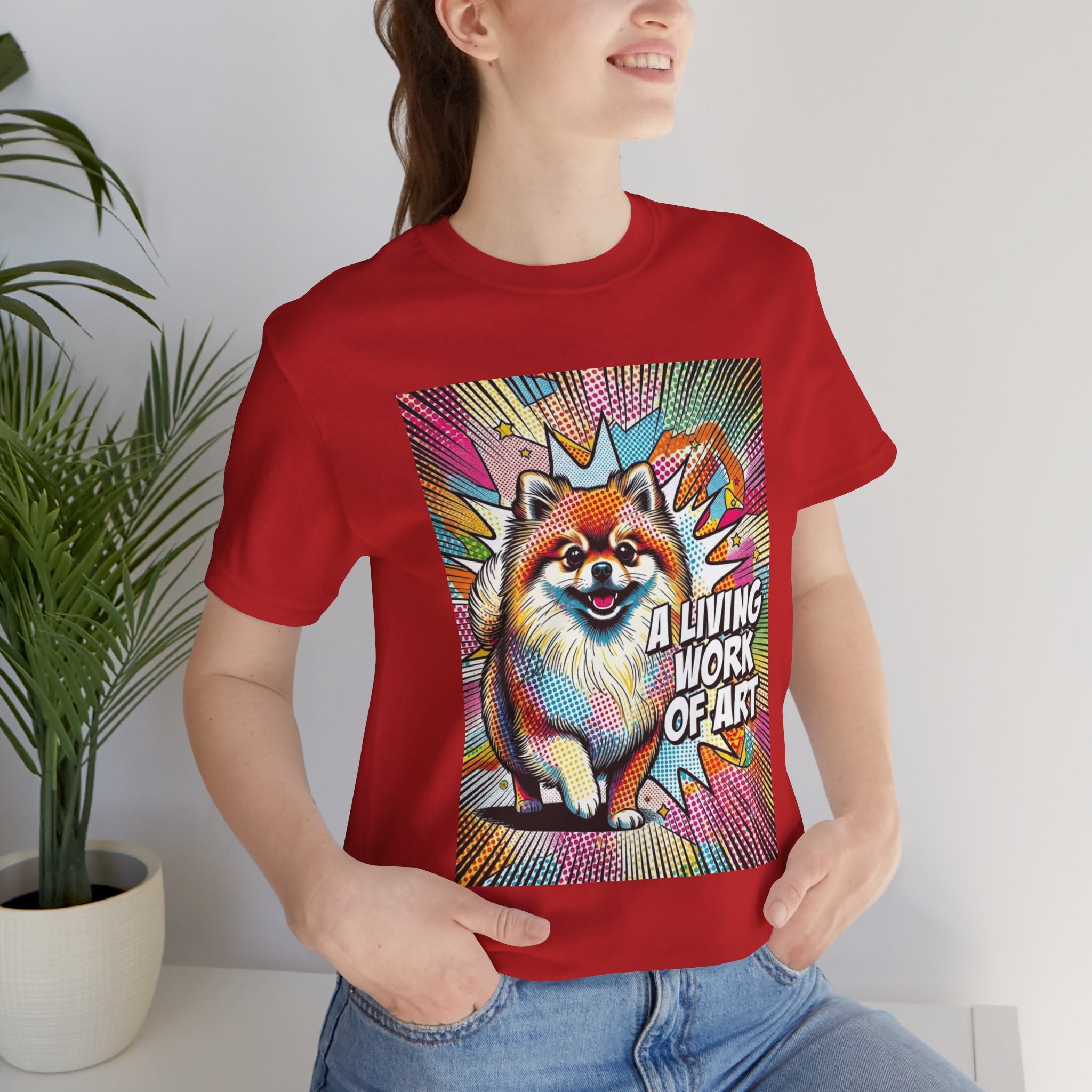 Pomeranien T Shirt | Living Work of Art Collection | Pop Art