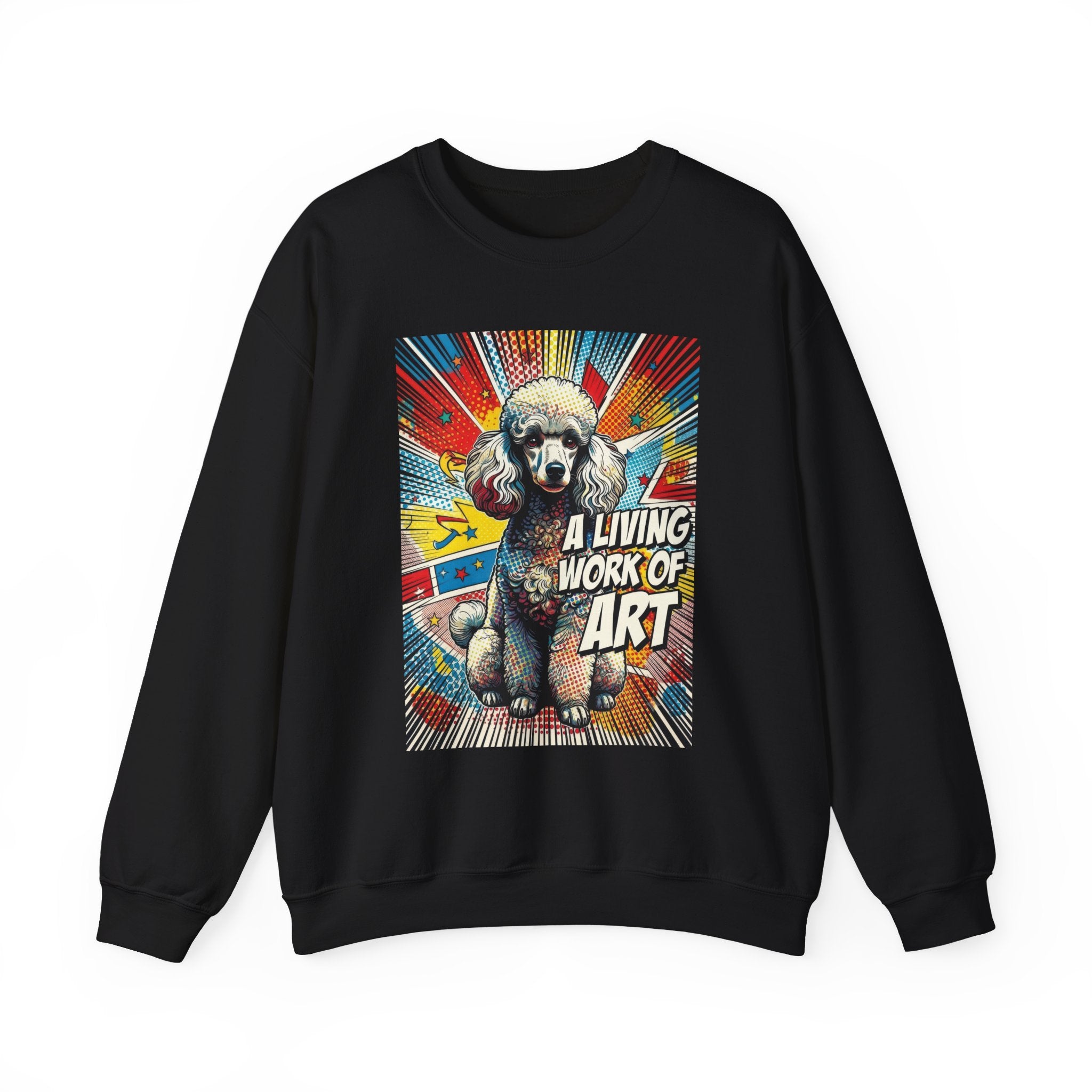 Poodle Sweatshirt | Living Work of Art Collection | Pop Art