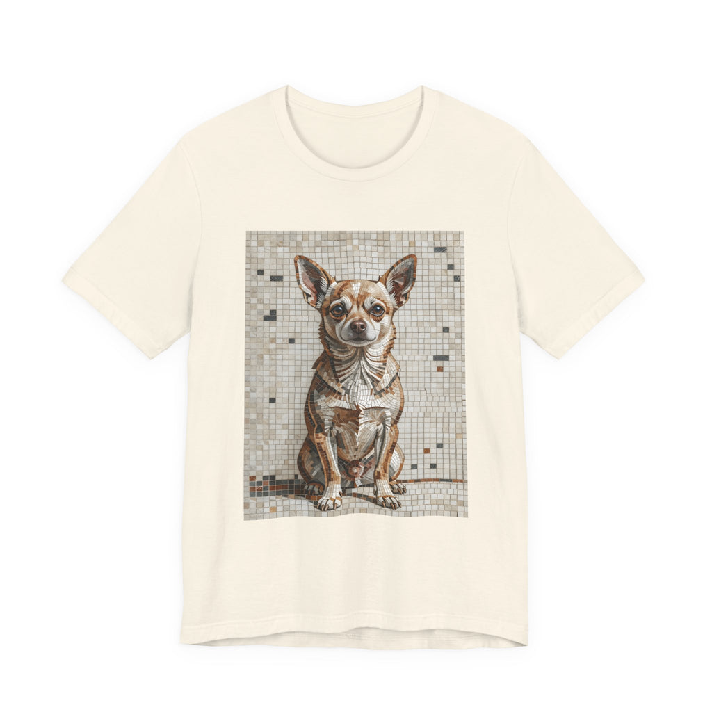 Chihuahua T Shirt | Living Work of Art Collection | Mosaic Style