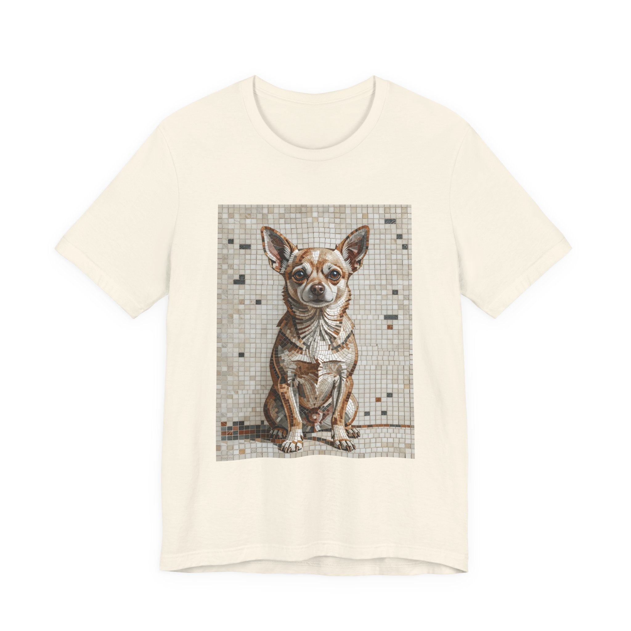 Chihuahua T Shirt | Living Work of Art Collection | Mosaic Style