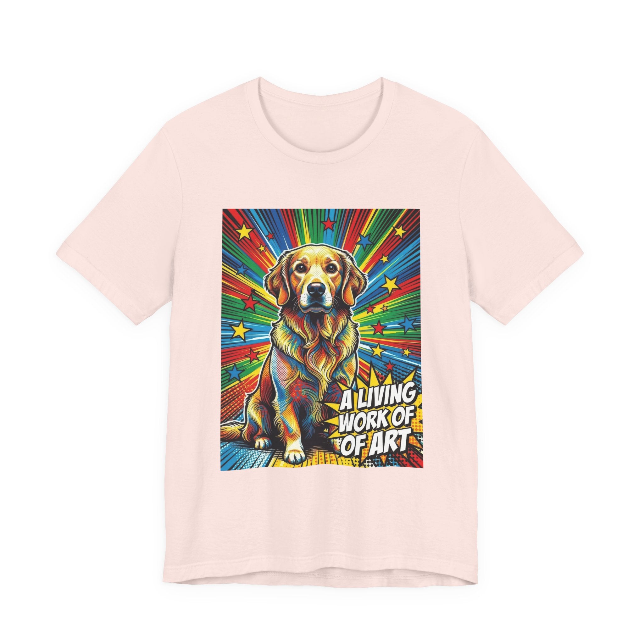 Golden Retriever T Shirt | Living Work of Art Collection | Pop Art