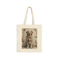 Golden Retriever Tote Bag | Living Work of Art Collection | Mosaic Style
