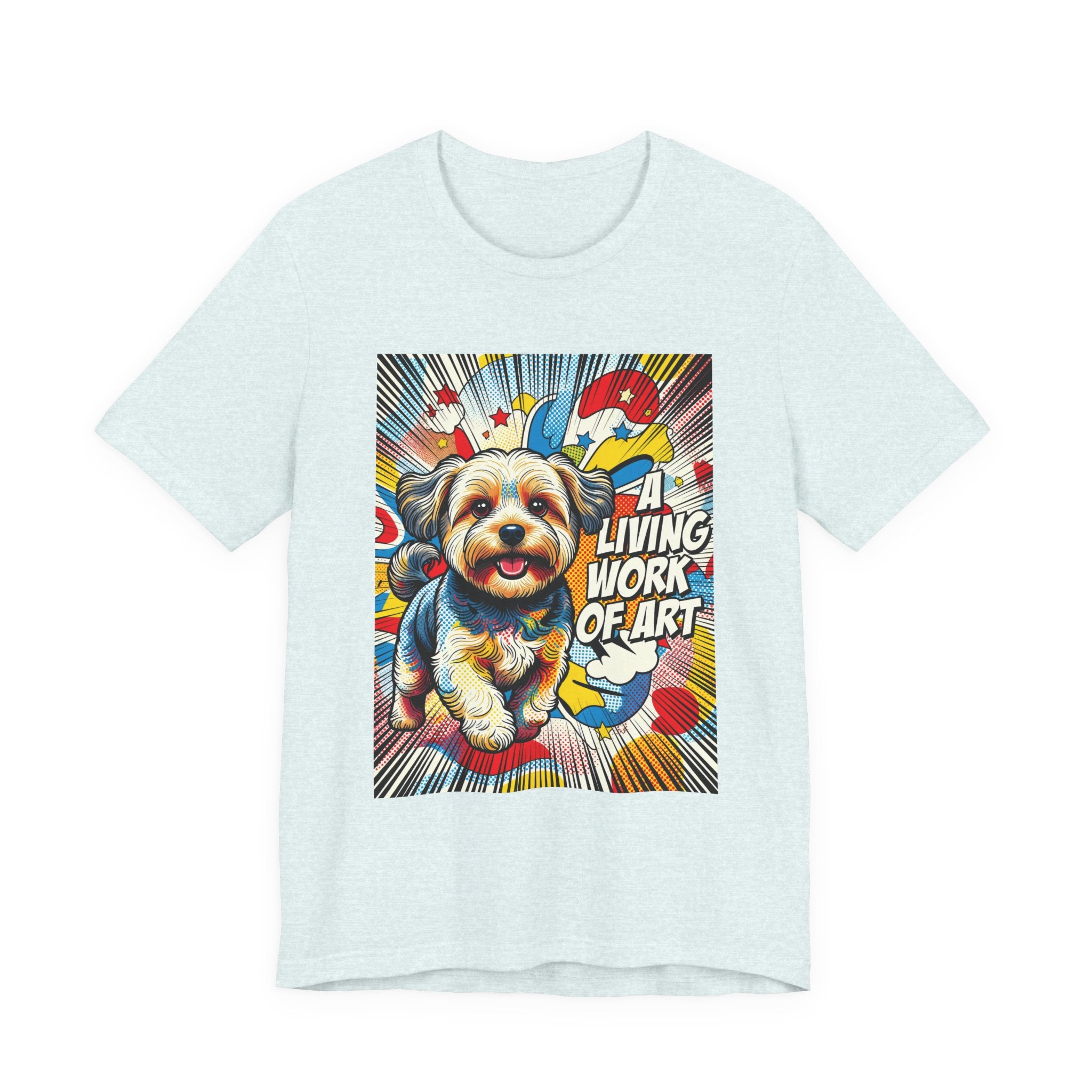 Yorkipoo T Shirt | Living Work of Art Collection | Pop Art