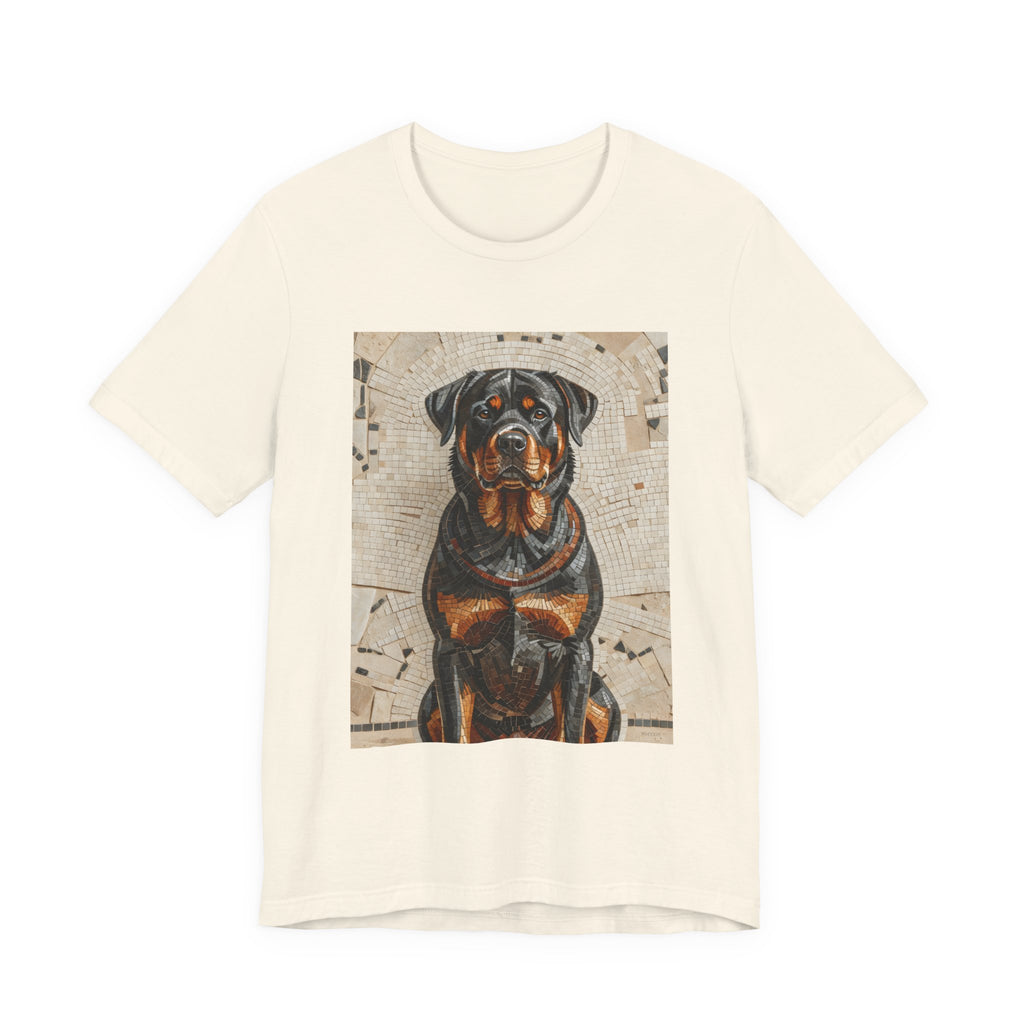 Rottweiler T Shirt | Living Work of Art Collection | Mosaic Style