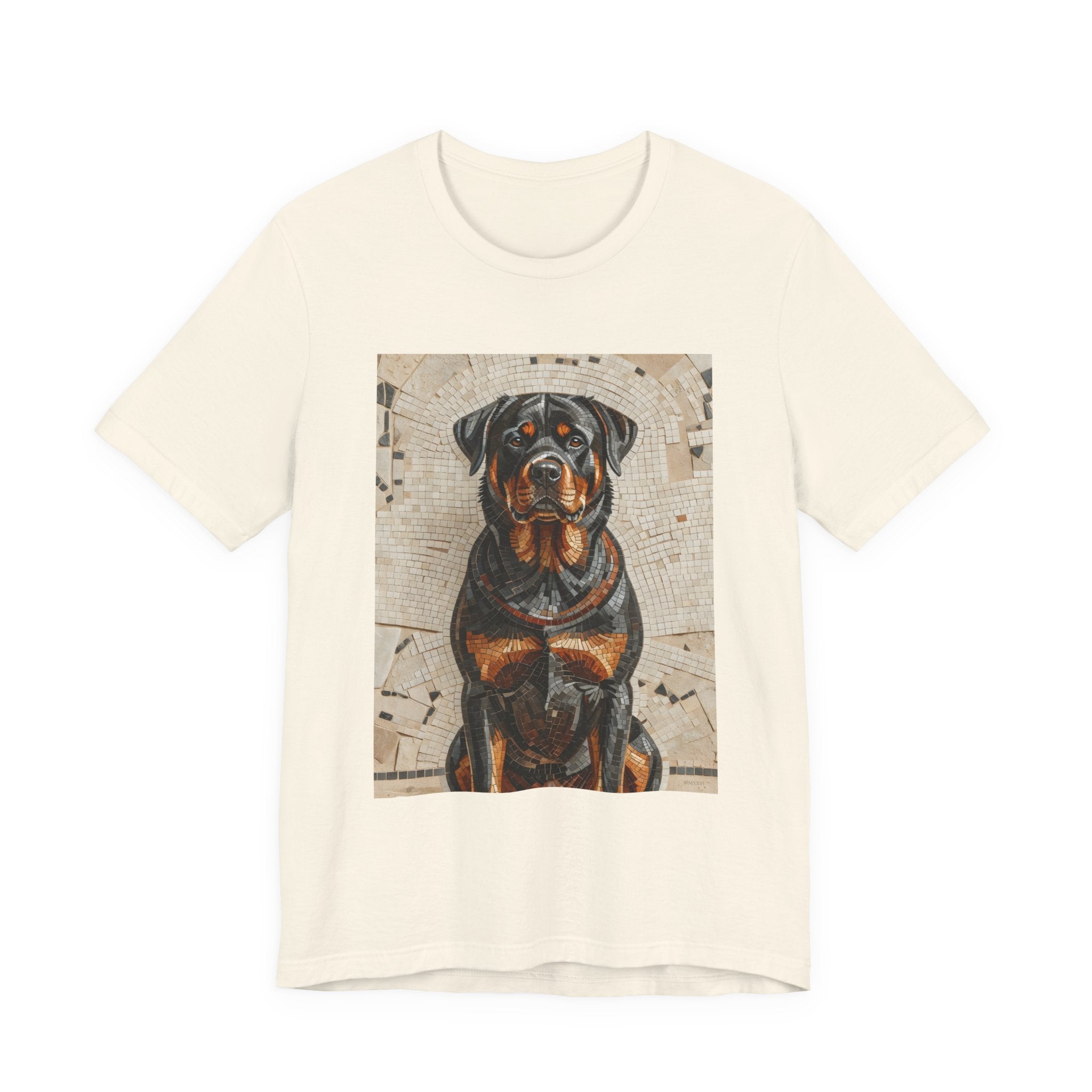 Rottweiler T Shirt | Living Work of Art Collection | Mosaic Style